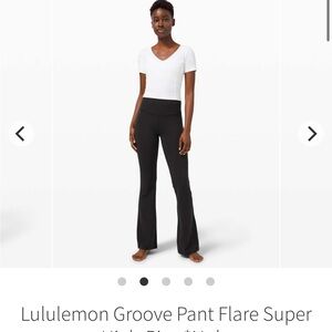 Lululemon Groove Pant Flare Super High-Rise *Nulu size 8